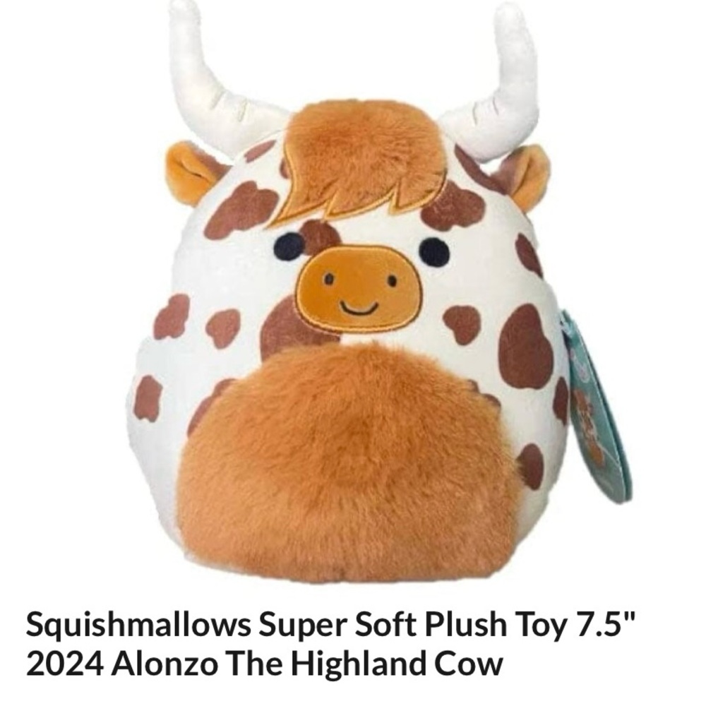 Squishmallow - Alonzo the highland cow